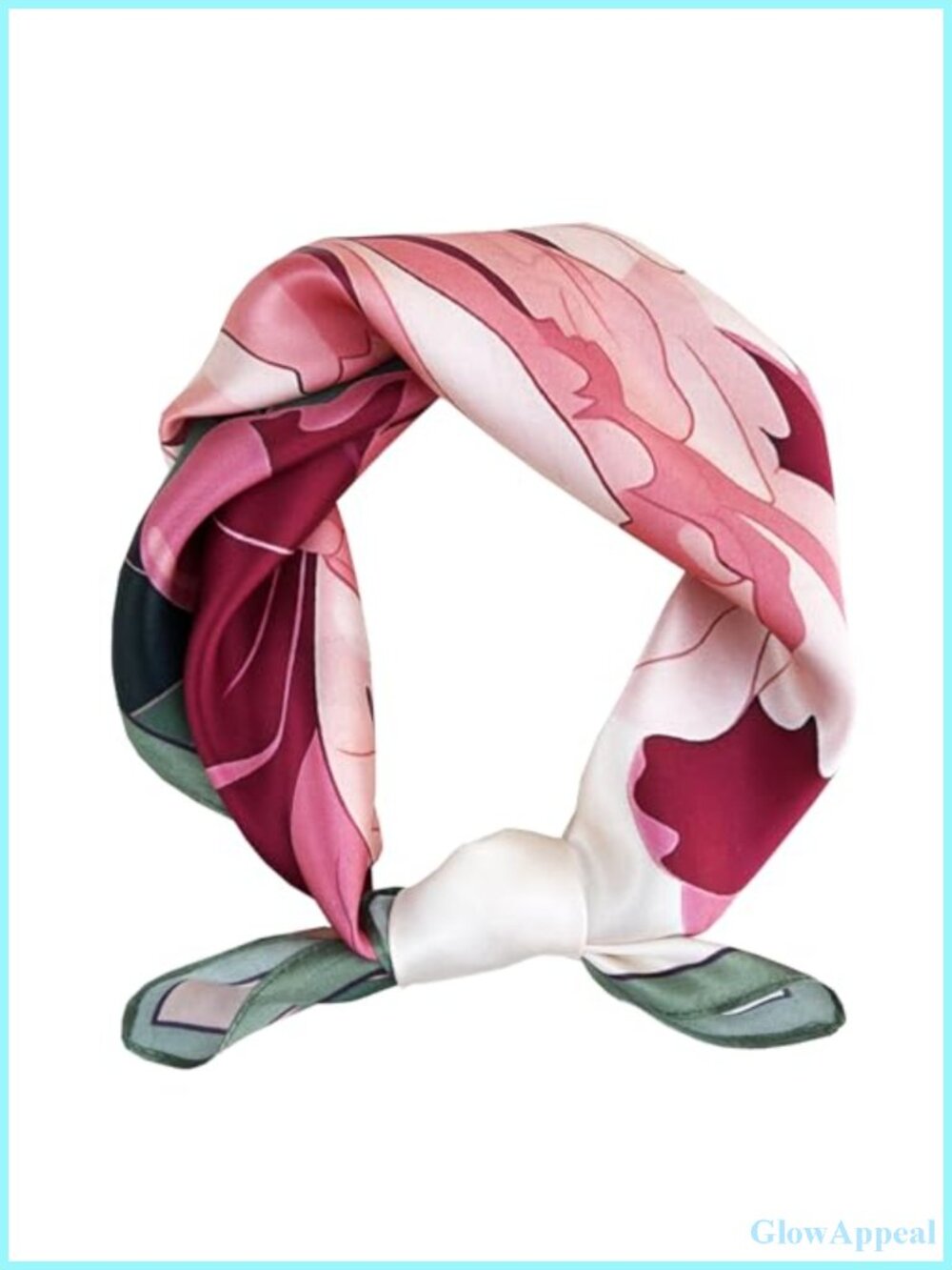100% Mulberry Silk Scarf 21x21 Lightweight Bandana Head Neck Hair